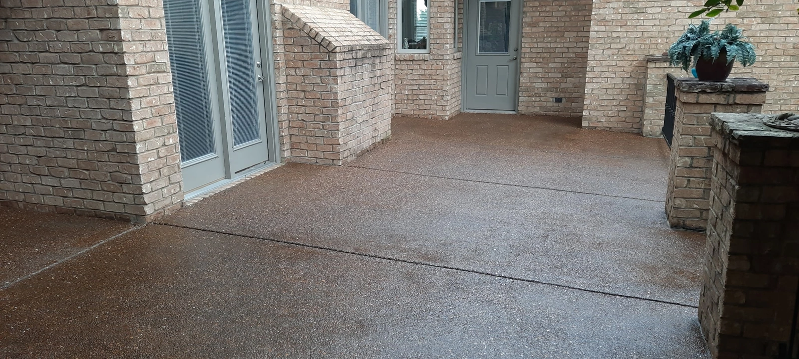 After cleaning: Rear Entry & Patio Wash — Mt. Juliet, TN