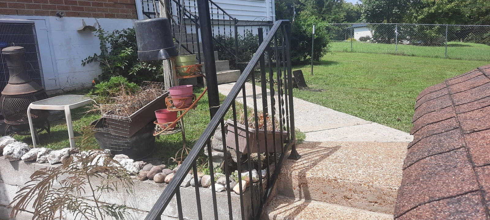 After cleaning: Side Steps & Landing — Wilson County, TN