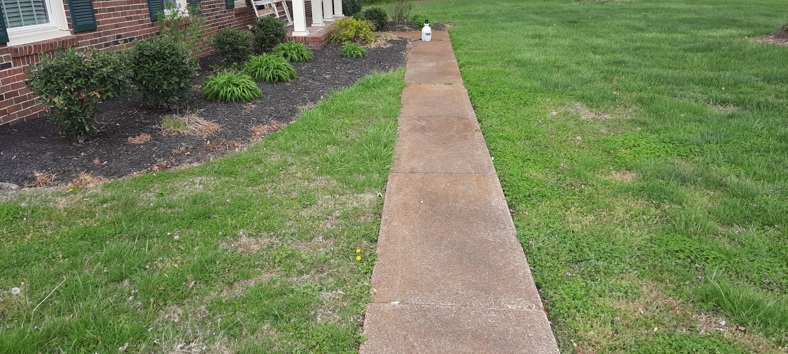 Before cleaning: Walkway & Sidewalk — Mt. Juliet, TN