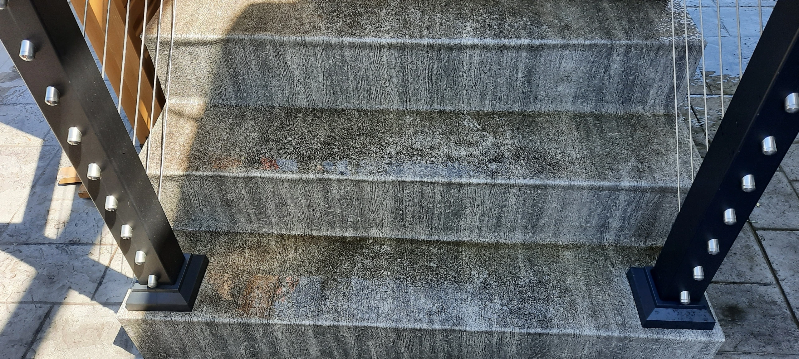 Before cleaning: Stairway & Walkway Cleaning — Mt. Juliet, TN