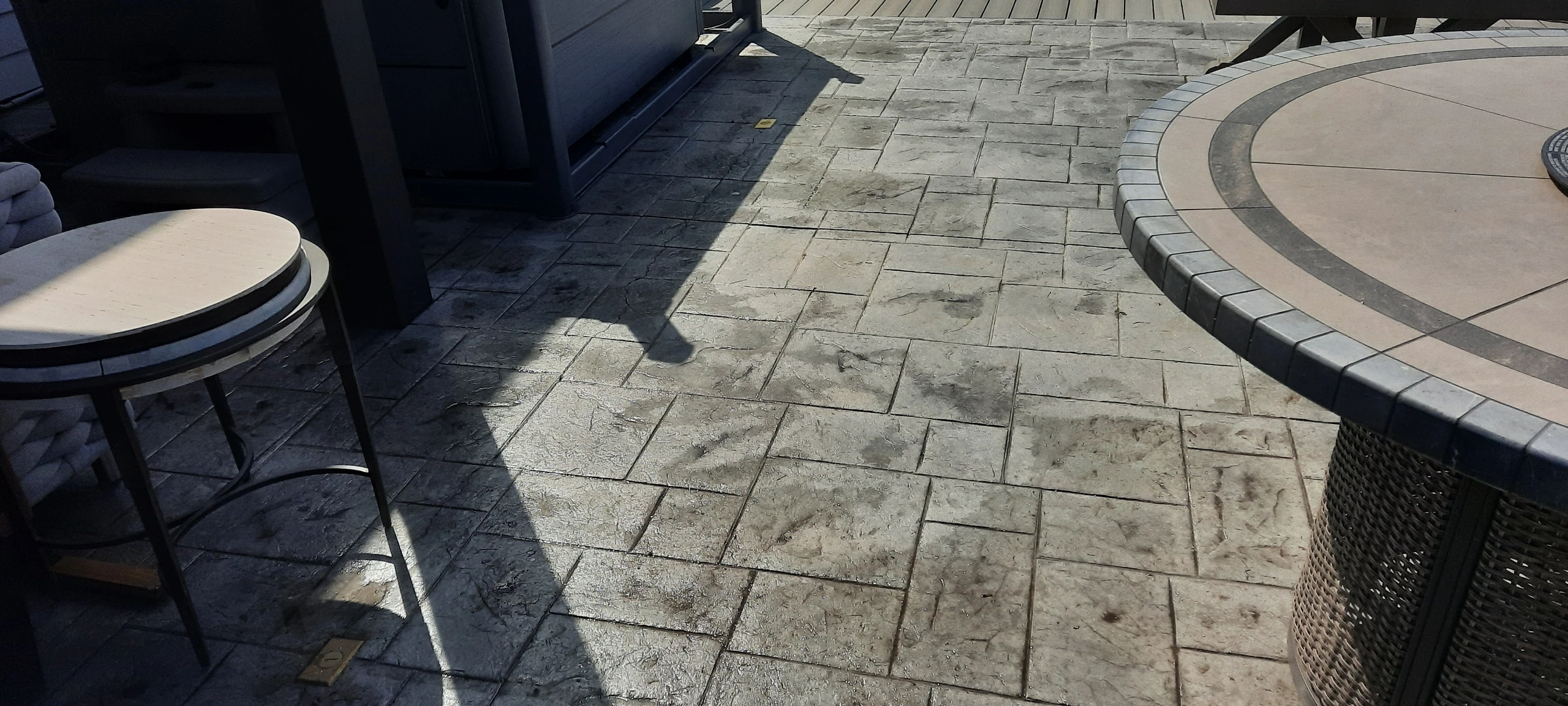 Before cleaning: Concrete & Parking Area — Davidson County, TN