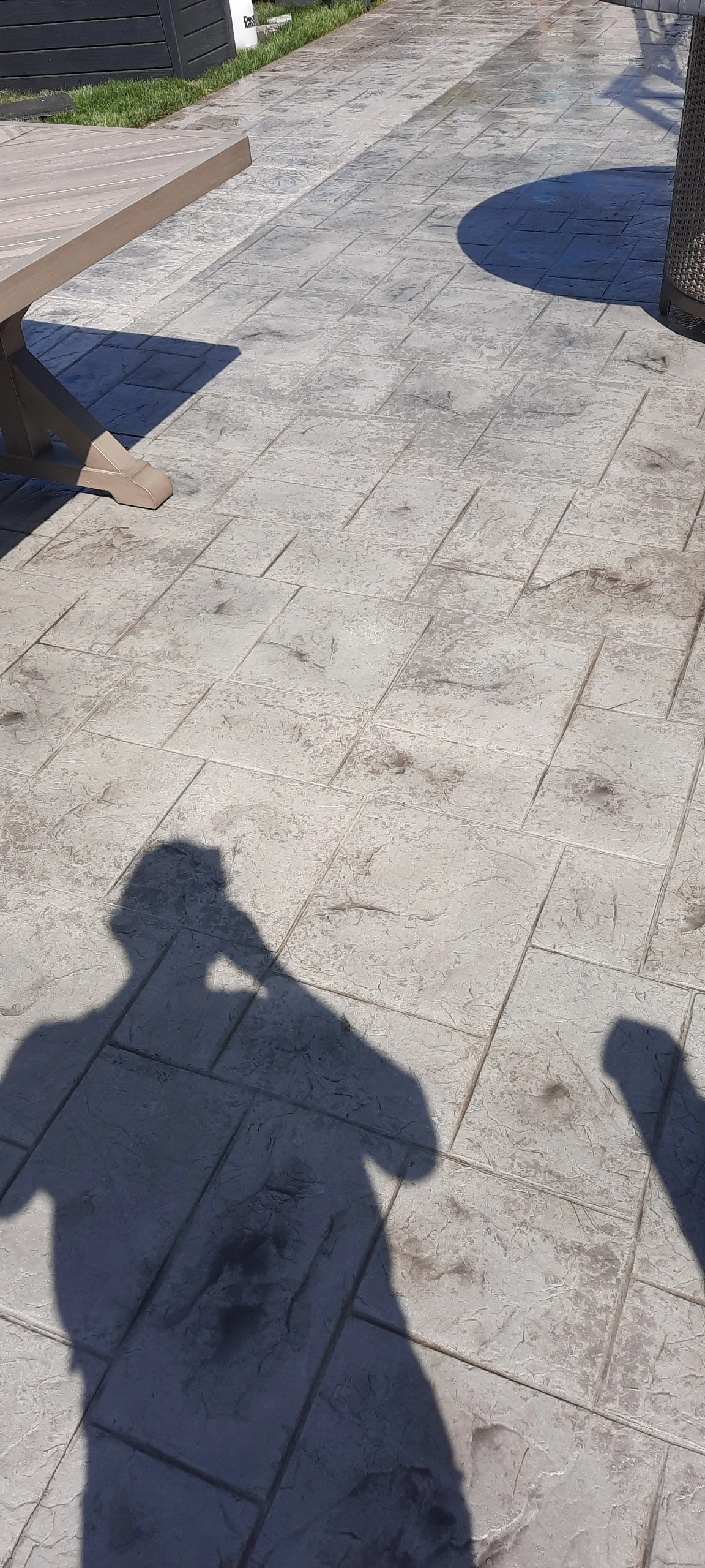 After cleaning: Concrete & Parking Area — Davidson County, TN