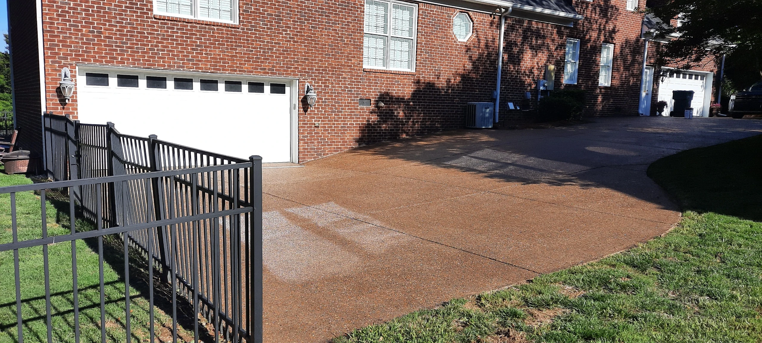 After cleaning: House Exterior Wash — Wilson County, TN